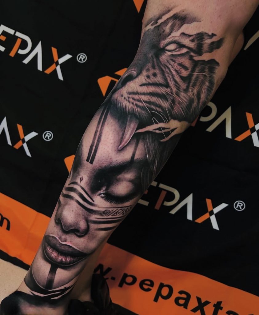 TATUAJE GANADOR CONVENCIÓN NEGRO MARFIL TATTOO ESTUDIO TATUAJES MADRID